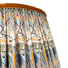 Load image into Gallery viewer, TRADITIONAL GATHERED LAMPSHADE - Liberty Ianthe Blue