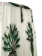 Load image into Gallery viewer, TRADITIONAL GATHERED LAMPSHADES - Palm Tree Block Print