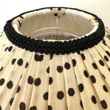 Load image into Gallery viewer, TIFFANY DORIS LAMPSHADE - Cream with Black Polka Dot