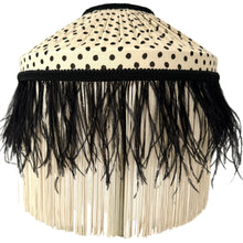 Load image into Gallery viewer, TIFFANY DORIS LAMPSHADE - Cream with Black Polka Dot