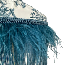 Load image into Gallery viewer, TIFFANY DORIS LAMPSHADE - Petrol Blue Toile
