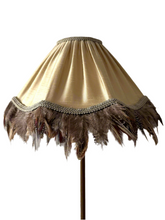 Load image into Gallery viewer, SCALLOPED HETTY FEATHER SHADES - James Hare silk