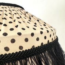 Load image into Gallery viewer, TIFFANY DORIS LAMPSHADE - Cream with Black Polka Dot
