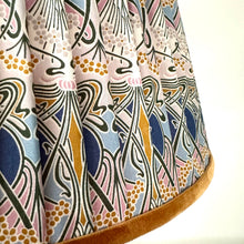 Load image into Gallery viewer, TRADITIONAL GATHERED LAMPSHADE - Liberty Ianthe Blue

