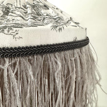 Load image into Gallery viewer, TIFFANY DORIS LAMPSHADE - Grey Toile
