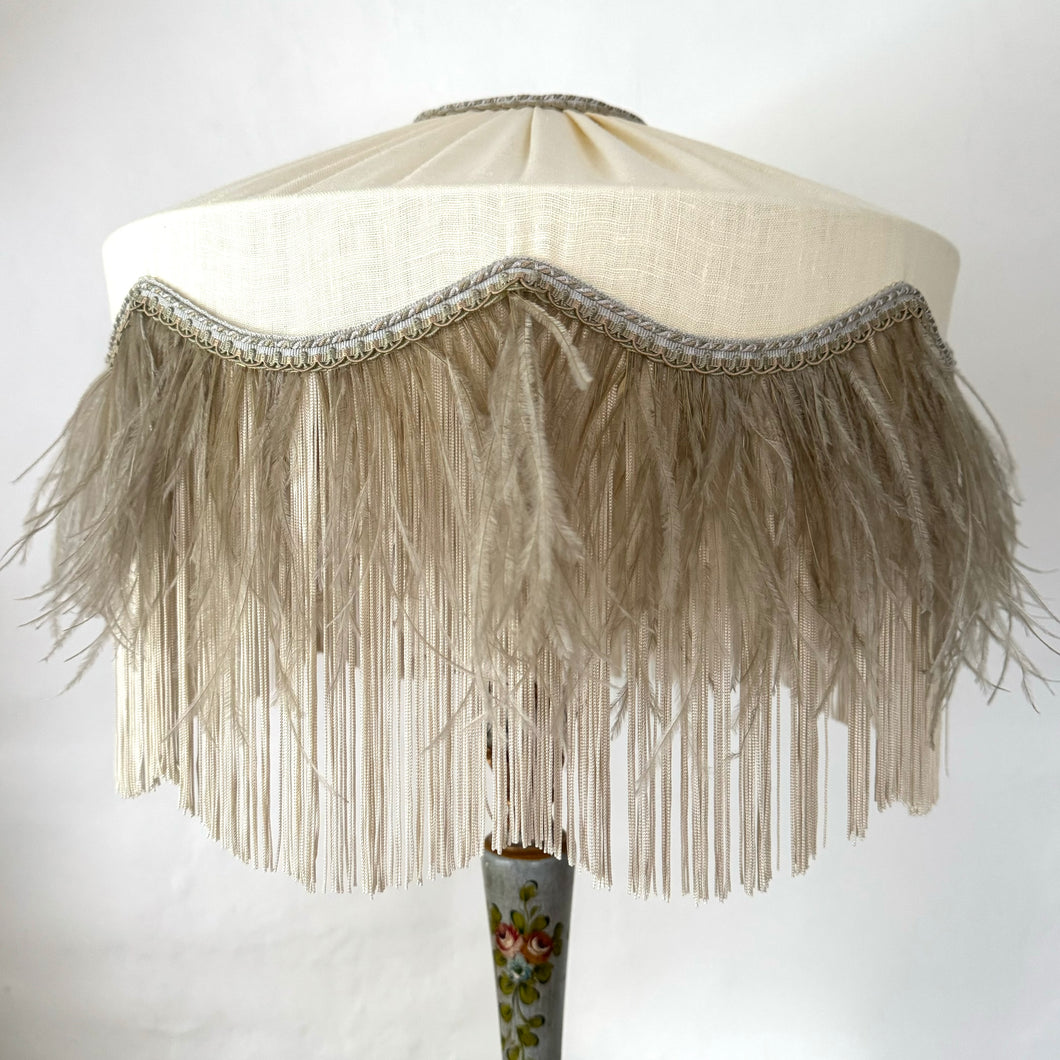 TIFFANY DORIS LAMPSHADE - Cream Linen