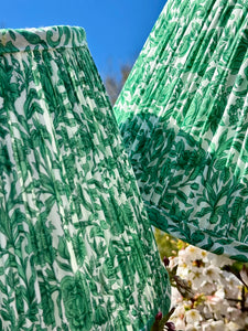 TRADITIONAL GATHERED LAMPSHADES - Liberty Floral Fabric