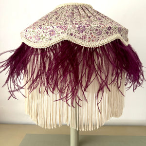 TIFFANY DORIS LAMPSHADE - Japanese mauve floral