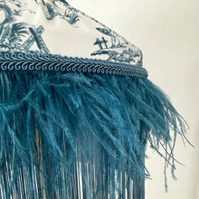 Load image into Gallery viewer, TIFFANY DORIS LAMPSHADE - Petrol Blue Toile
