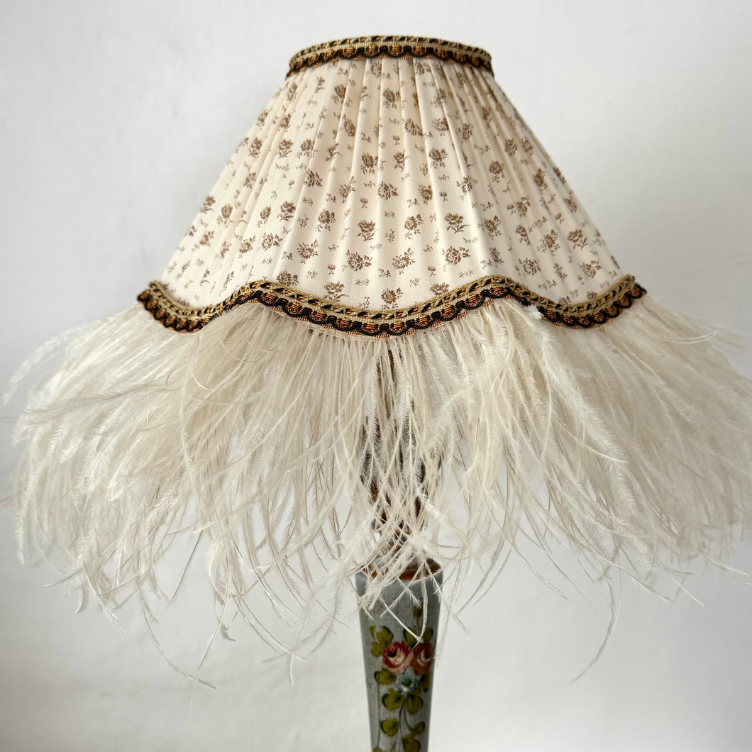 SCALLOPED HETTY FEATHER LAMPSHADE - Japanese Floral